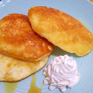 ふわふわスフレ風　ホット（パン）ケーキ